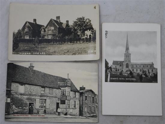 A large quantity of assorted topographical postcards.